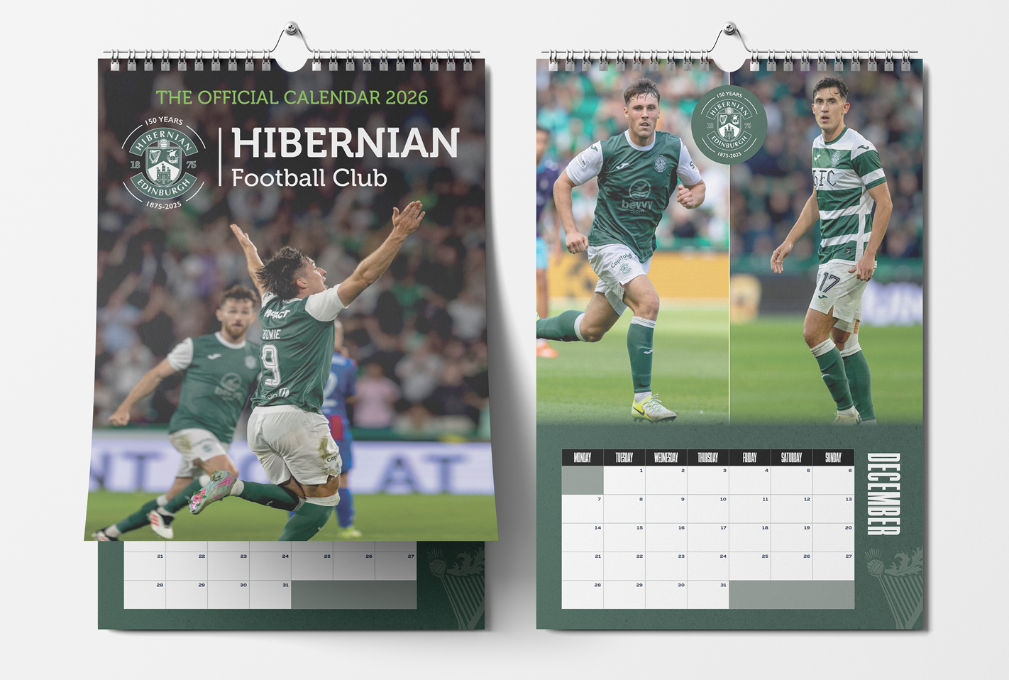 Official football club calendars